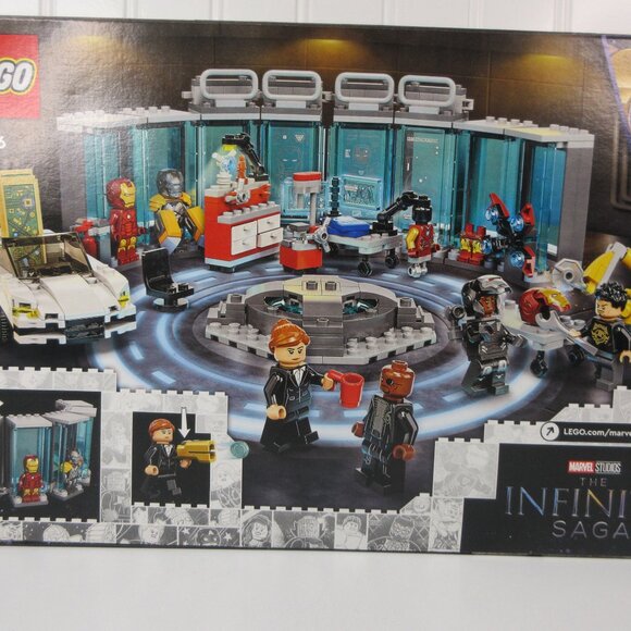 LEGO 76216 Infinity SAGA Super Heroes Iron Man Armory 496 pcs Ages 7+ New - Picture 6 of 15